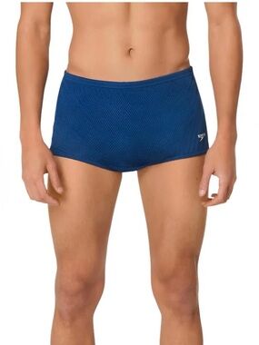 Speedo Men's Poly Mesh Training Drag Suit Blue Size 34 Large